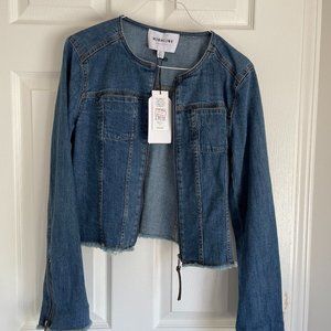 DENIM RACER JACKET